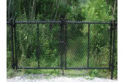 China anti corrosion Powder Coated 8 Ft Chain Link Fence Gate supplier
