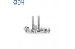 China Stainless Steel Phillips Pan Head Screw With Flat Washer And Spring Washer supplier
