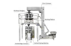 China Electric VFFS Peanut Coffee Bean Granule Packing Machine supplier