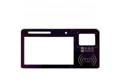 China Customized Electronic Display Glass Panel Toughened Silk Screen Glass supplier