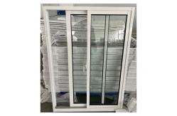 China Black Frame Aluminum Sliding Glass Window Double Glass Customized supplier