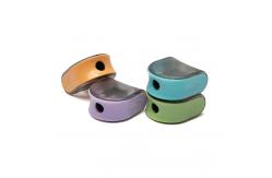 China office pencil sharpener 65Mn Handheld Pencil Sharpener with dust cap supplier