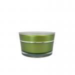 15g 30g 50g 75g Luxury Round bevel shape Empty Acrylic Cream Jar Cosmetic Packaging For Cosmetic With Lid for sale