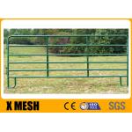 Frame 1.66 Inch 13ga Livestock Fencing Panels Tube 5 Rails 64 Inch High 16 Length for sale