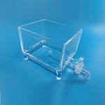 Quick Damp Rinsing Baths Quartz Wafer Chemical Processing Tank Quartz Cleaning Tank