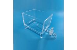 China Quick Damp Rinsing Baths Quartz Wafer Chemical Processing Tank Quartz Cleaning Tank supplier