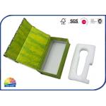 CMYK Foldable Rigid Paper Hinged Lid Gift Box Magnetic Closure With Foam for sale