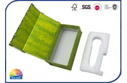 China CMYK Foldable Rigid Paper Hinged Lid Gift Box Magnetic Closure With Foam supplier