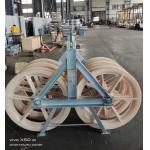 822mm Tandem Pulley Stringing Blocks For Overhead Line Transmission for sale