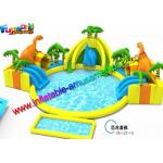 Dragon Inflatable Pool Aqua Park Slide Commercial  0.9mm PVC Tarpaulin for sale