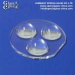 Durable Borosilicate Glass LED Lighting Led Lens Resisting Hight Temperature