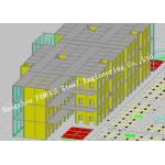 Architectural and Structural Engineering Designs , High Level Office Steel Structure Building for sale