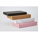 Black Shipping Corrugated Cardboard Shipping Box Foldable Paper Printing
