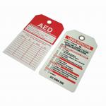Customizable Durable Waterproof  Plastic Safety Tag Warning Tag for sale