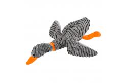 China Grey Beige Squeaky Dog 25cm Duck Plush Toys/pet toys supplier
