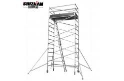 China Cuplock Aluminium Mobile Scaffold  H Frame Ladder Scaffolding System supplier