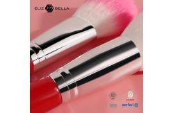 China Synthetic Bristles Cosmetic Makeup Brush Set 24pcs Shiny Wooden Handle supplier