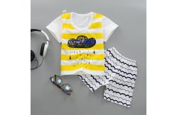 China 2019 Spring Newborn Baby Boy Outfits / Baby Boy Casual Wear With Pattern supplier