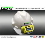 385lum CREE LED Miners Cap Lamp ABS Material 6800mA Battery Capacity High Brightness