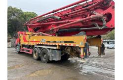 China SYM5352THB 520C-10 Used Concrete Boom Pump With Volvo Truck Chassis supplier