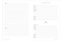 China Portable Personalised Wedding Planner , Fully Customizable Planner Checklist supplier
