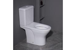China Square Shape Dual Flush Floor Mounted Toilet Two Piece Sanitary Ware supplier