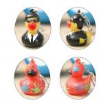 Customized Mini Rubber Animal Keychains Monster Duck For Bag BPA Free Vinyl for sale