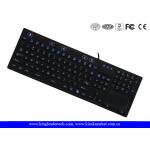 On / Off Switch Silicone Laptop Keyboard 106 Keys Adjustable Brightness
