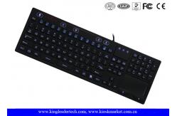 China On / Off Switch Silicone Laptop Keyboard 106 Keys Adjustable Brightness supplier