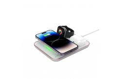 China Green Fast Charge Wireless Charging Pad Made of ABS PC supplier