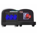 China Black Six Channel Power Distribution Box Small Circuit Breaker IP44 for sale