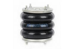 China Triple Compact Air Spring Dunlop Pneuride 8''×3 Pneumatic Air Suspension System supplier
