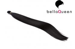 China 6A Grade U - Tip Hair Extensions Natural Black Silky Straight With Full Cuticle supplier