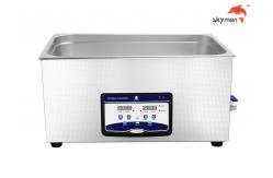 China 22L Benchtop Ultrasonic Cleaner For Gun Silicon Wafer Diode 480 Watt supplier