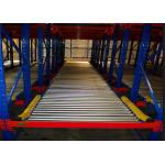 High Density Gravity Flow Pallet Rack Metal Roller Stainless Steel Q235B