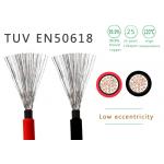 Black Or Red Solar PV Cable Double Insulated 4mm² 600 / 1000V TUV Approved for sale