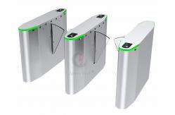 China 12V Level Signal Stainless Steel Turnstiles Flap Gate Barrier 1.5mm Housing supplier