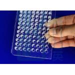 Quartz Precision Glass Machining Hemagglutination Plate SIO2 96 Well for sale