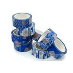 Wholesale Washi Tape Custom Printed Blue Japanese Paper Tape Colored Masking Tape for sale