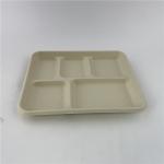 Disposable Sugarcane Pulp Bagasse Paper Plate Biodegradable for Party / Wedding for sale