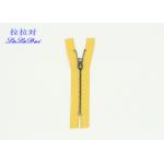 Normal Brass Teeth 7 Inch Jeans Metal Zipper Red Polyester Tape Semi - Lock Slider for sale