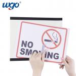 Repositionable Wall Mounted Sign Holder Self Adhesive 8.5x11 Inches for sale