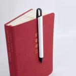 High Quality Soft Rubber Business Ballpoint Pen Simple Press Ball Pen With Clip