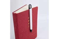 China High Quality Soft Rubber Business Ballpoint Pen Simple Press Ball Pen With Clip supplier