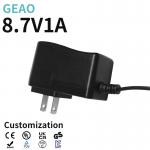 8.7V 1A Wall Mount Power Adapters For Set Top Box / Hoverboard / Dehumidifier / Notebook for sale