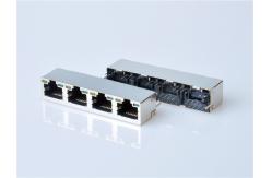 China 8p8c RJ45 Ethernet Connector 1x1 Ports Female RJ45 Jack Without Magnetics supplier