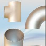 DIN86088 CuNi10Fe1.6Mn PN1.0 Butt Weld Connection Fittings Copper Nickel Tee for sale
