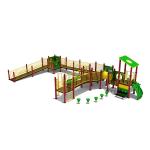 Customized Plastic Slide Outdoor Recreation Playground Equipment Preschool for sale