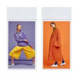 Dual Screen Digital Signage LCD Advertising Display High Brightness For Clothing Store for sale