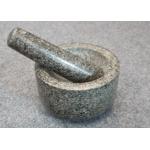 Household Natural Granite Spice Crusher Dark Color Convenient 13 cm x 8 cm for sale